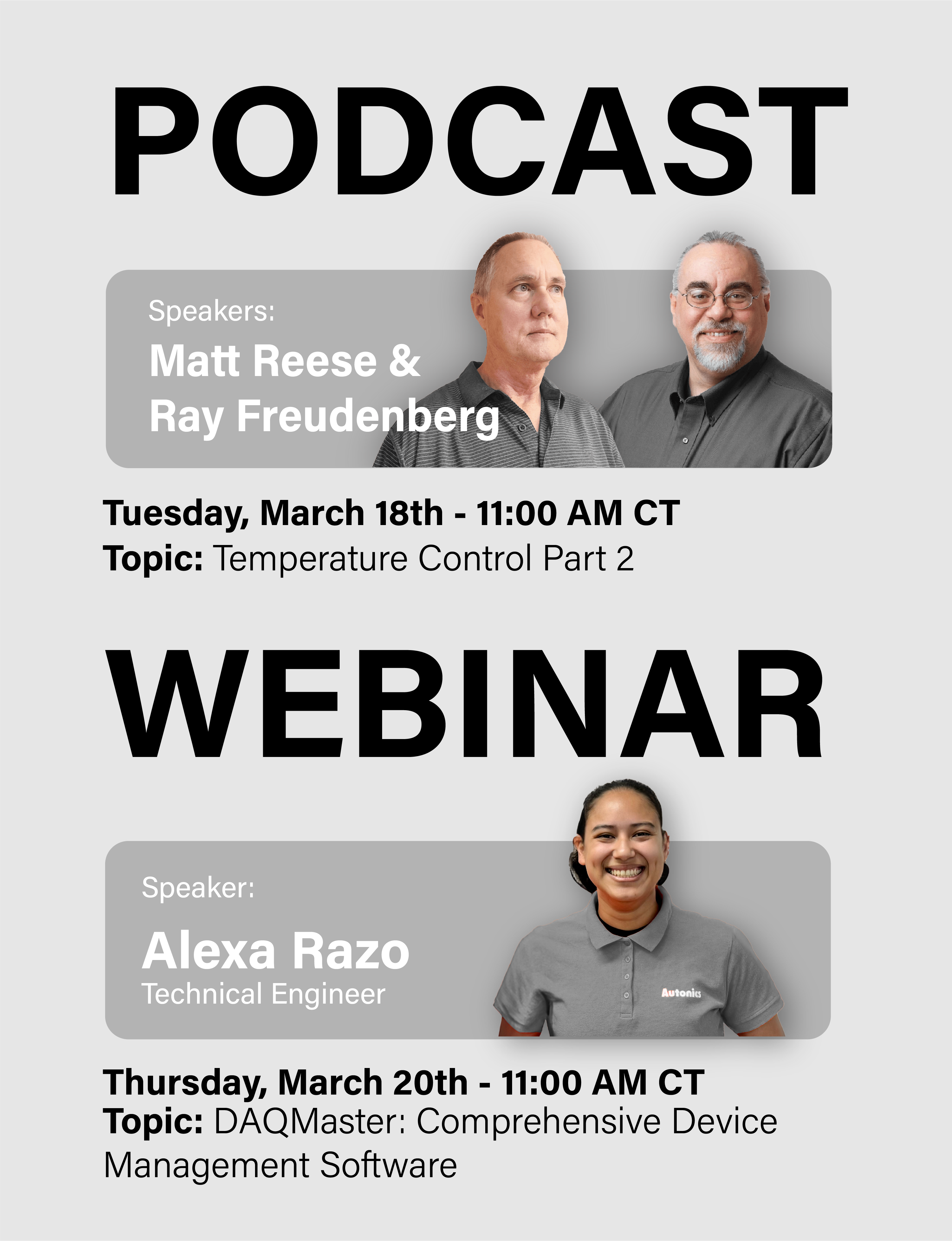New Learning Opportunities in March